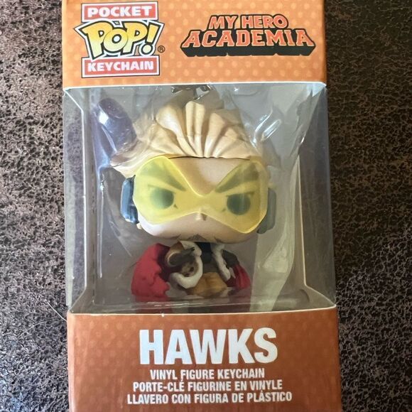 Funko Pocket Pop My Hero Academia HAWKS Keychain - Picture 2 of 5